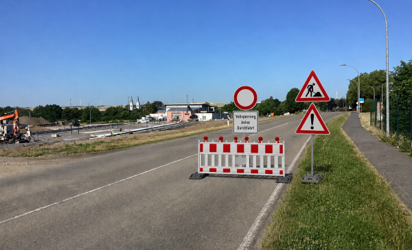 Polch: Vollsperrung der Vormaystra&szlig;e (L 52) im Zuge der Herstellung des Zentralen Omnibusbahnhofs (ZOB) einschlie&szlig;lich Kreisverkehrsplatz (KVP)